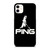 PING GOLF BLACK LOGO iPhone 11 Case Cover