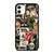 ROCK AND ROLL BAND COLLAGE iPhone 11 Case Cover
