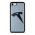 BLACK TESLA CAR LOGO iPhone SE 2022 Case Cover