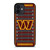 WASHINGTON COMMANDERS FOOTBALL FIELD iPhone 12 Mini Case Cover