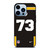 PITTSBURGH STEELERS JOE HAEG 73 NFL NIKE iPhone 13 Pro Max Case Cover