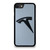 BLACK TESLA CAR LOGO iPhone SE 2020 Case Cover