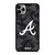 ATLANTA BRAVES BASEBALL BLACK CAMO iPhone 11 Pro Max Case Cover