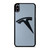 BLACK TESLA CAR LOGO iPhone XS Max Case Cover