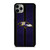 BALTIMORE RAVENS NFL METAL STRIPE iPhone 11 Pro Max Case Cover