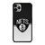 BROOKLYN NETS NBA BASKETBALL LOGO 2 iPhone 11 Pro Max Case Cover