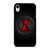 BLACK WIDOW METAL LOGO iPhone XR Case Cover