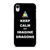 KEEP CALM AND IMAGINE DRAGONS iPhone XR Case Cover