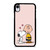 SNOOPY CHARLIE BROWN LOVE iPhone XR Case Cover