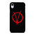 V FOR VENDETTA SYMBOL iPhone XR Case Cover