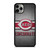 CINCINNATI RED MLB BASEBALL METAL iPhone 11 Pro Max Case Cover