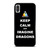 KEEP CALM AND IMAGINE DRAGONS iPhone X / XS Case Cover