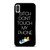 NIKE HOMER SIMPSON DONT TOUCH MY PHONE iPhone X / XS Case Cover