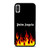PALM ANGELS GRAFFITI FLAMES iPhone X / XS Case Cover