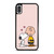 SNOOPY CHARLIE BROWN LOVE iPhone X / XS Case Cover