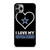 I LOVE MY DALLAS COWBOYS FOOTBALL NFL iPhone 11 Pro Max Case Cover