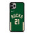 JRUE HOLIDAY MILWAUKEE BUCKS NIKE NBA 2021-22 iPhone 11 Pro Max Case Cover