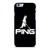 PING GOLF BLACK LOGO iPhone 6 / 6S Case Cover