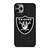 LAS VEGAS RAIDERS FOOTBALL TEXT iPhone 11 Pro Max Case Cover
