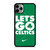 LETS GO BOSTON CELTICS NBA BASKETBALL iPhone 11 Pro Max Case Cover
