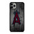 LOS ANGELES ANGELS BASEBALL MLB WOOD LOGO iPhone 11 Pro Max Case Cover