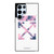 OFF WHITE PURPLE MARBLE Samsung Galaxy S22 Ultra Case Cover