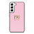 DOLCE AND GABBANA PINK LOGO Samsung Galaxy S22 Case Cover