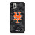 NEW YORK METS BASEBALL BLACK CAMO iPhone 11 Pro Max Case Cover