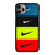 NIKE SWOOSH STRIPE COLORS iPhone 11 Pro Max Case Cover
