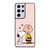 SNOOPY CHARLIE BROWN LOVE Samsung Galaxy S21 Ultra Case Cover