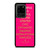 KATE SPADE NEW YORK QUOTES PINK Samsung Galaxy S20 Ultra Case Cover