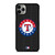 TEXAS RANGERS BASEBALL BLACK iPhone 11 Pro Max Case Cover