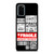 FRAGILE STAMP BARCODE LABELS Samsung Galaxy S20 Plus Case Cover