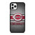 CINCINNATI RED MLB BASEBALL METAL iPhone 11 Pro Case Cover