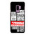 FRAGILE STAMP BARCODE LABELS Samsung Galaxy S9 Plus Case Cover