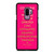 KATE SPADE NEW YORK QUOTES PINK Samsung Galaxy S9 Plus Case Cover