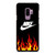 NIKE SWOOSH IN FLAMES Samsung Galaxy S9 Plus Case Cover