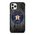 HOUSTON ASTROS BASEBALL MLB WOOD LOGO iPhone 11 Pro Case Cover