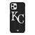 KANSAS CITY ROYALS BASEBALL BLACK iPhone 11 Pro Case Cover