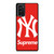 NEW YORK YANKEES X SUPREME RED Samsung Galaxy Note 20 Case Cover