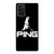 PING GOLF BLACK LOGO Samsung Galaxy Note 20 Case Cover