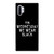 AMERICAN HORROR STORY ON WEDNESDAY WE WEAR BLACK Samsung Galaxy Note 10 Plus Case Cover