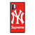 NEW YORK YANKEES X SUPREME RED Samsung Galaxy Note 10 Plus Case Cover NEW YORK YANKEES X SUPREME RED Samsung Galaxy Note 10 Plus Case Cover