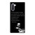 EMINEM RAPPER QUOTES 2 Samsung Galaxy Note 10 Case Cover EMINEM RAPPER QUOTES 2 Samsung Galaxy Note 10 Case Cover