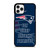 NEW ENGLAND PATRIOTS NFL FOOTBALL FANS 3 iPhone 11 Pro Case Cover