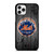 NEW YORK METS BASEBALL MLB WOOD LOGO iPhone 11 Pro Case Cover