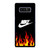 NIKE SWOOSH IN FLAMES Samsung Galaxy Note 8 Case Cover