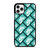 NIKE SB SKATEBOARD BOX PATTERN TURQUOISE iPhone 11 Pro Case Cover