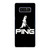 PING GOLF BLACK LOGO Samsung Galaxy Note 8 Case Cover