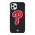 PHILADELPHIA PHILLIES BASEBALL BLACK iPhone 11 Pro Case Cover PHILADELPHIA PHILLIES BASEBALL BLACK iPhone 11 Pro Case Cover